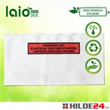 HILDE24 | laio® Green DOC Begleitpapiertaschen mit/ohne Druck